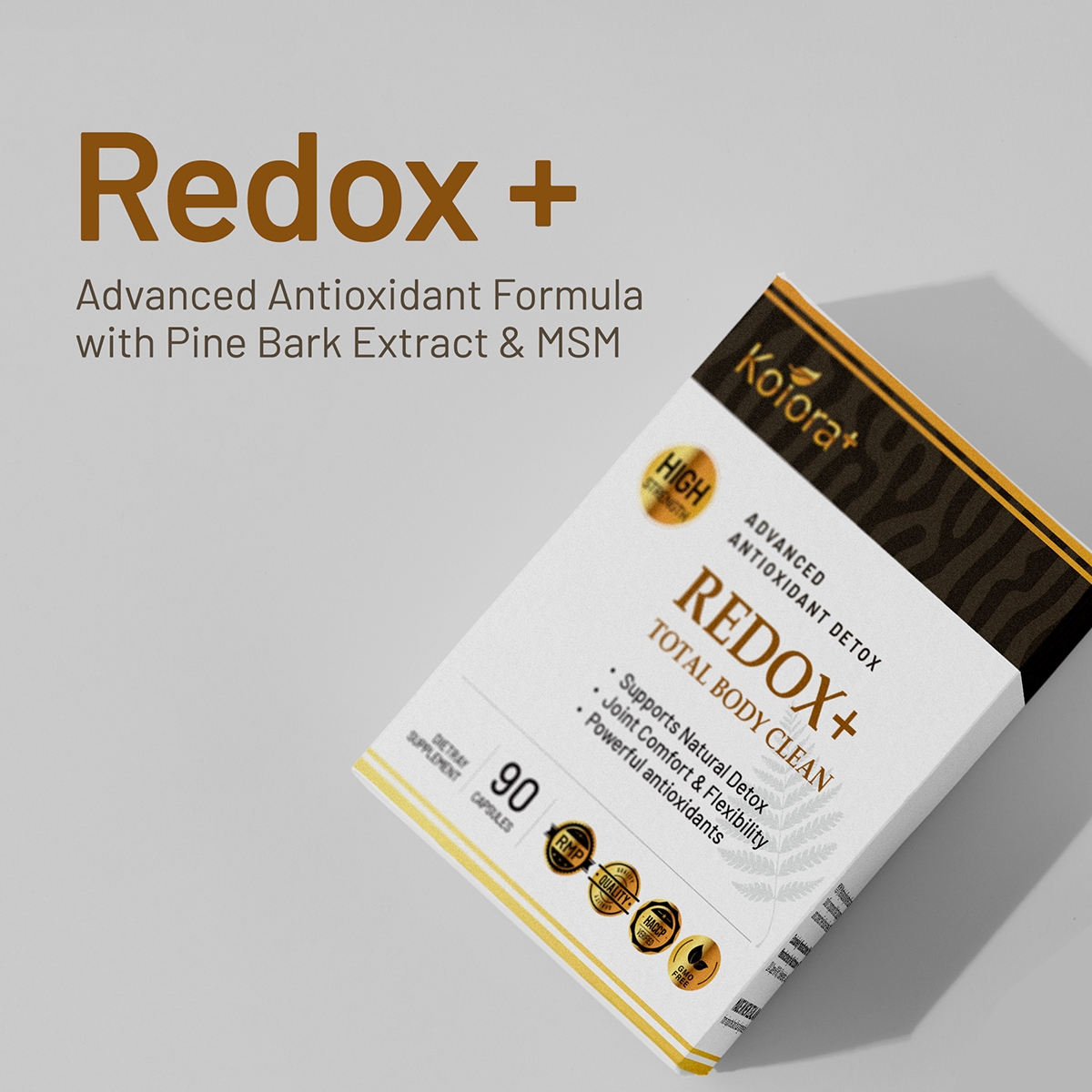 Redox Plus antioxidant supplement with Pine Bark Extract and MSM